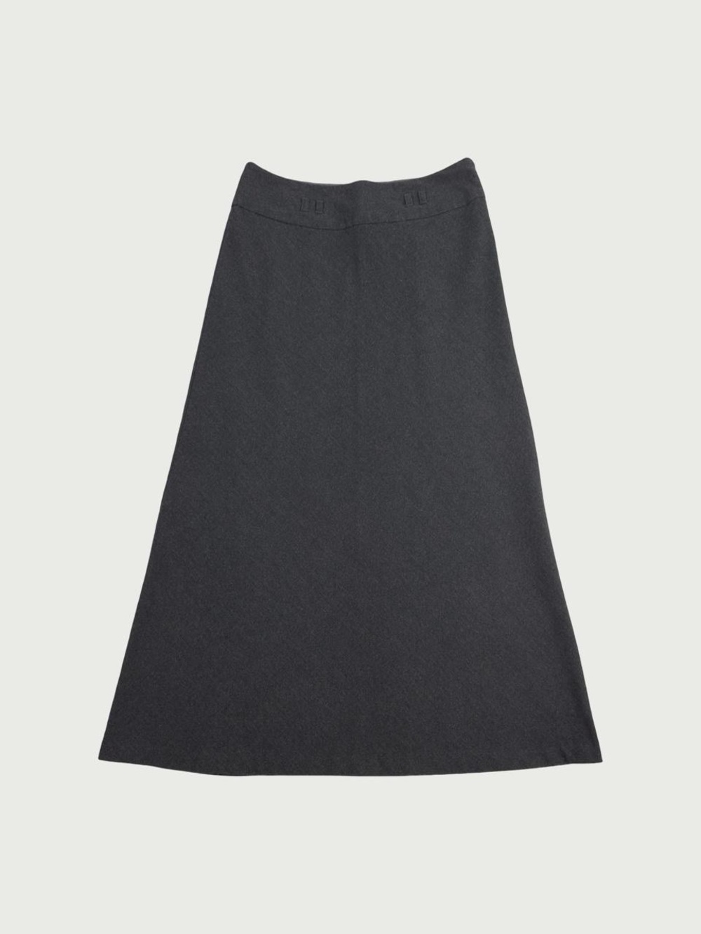 Charcoal Gray Maxi Skirt
